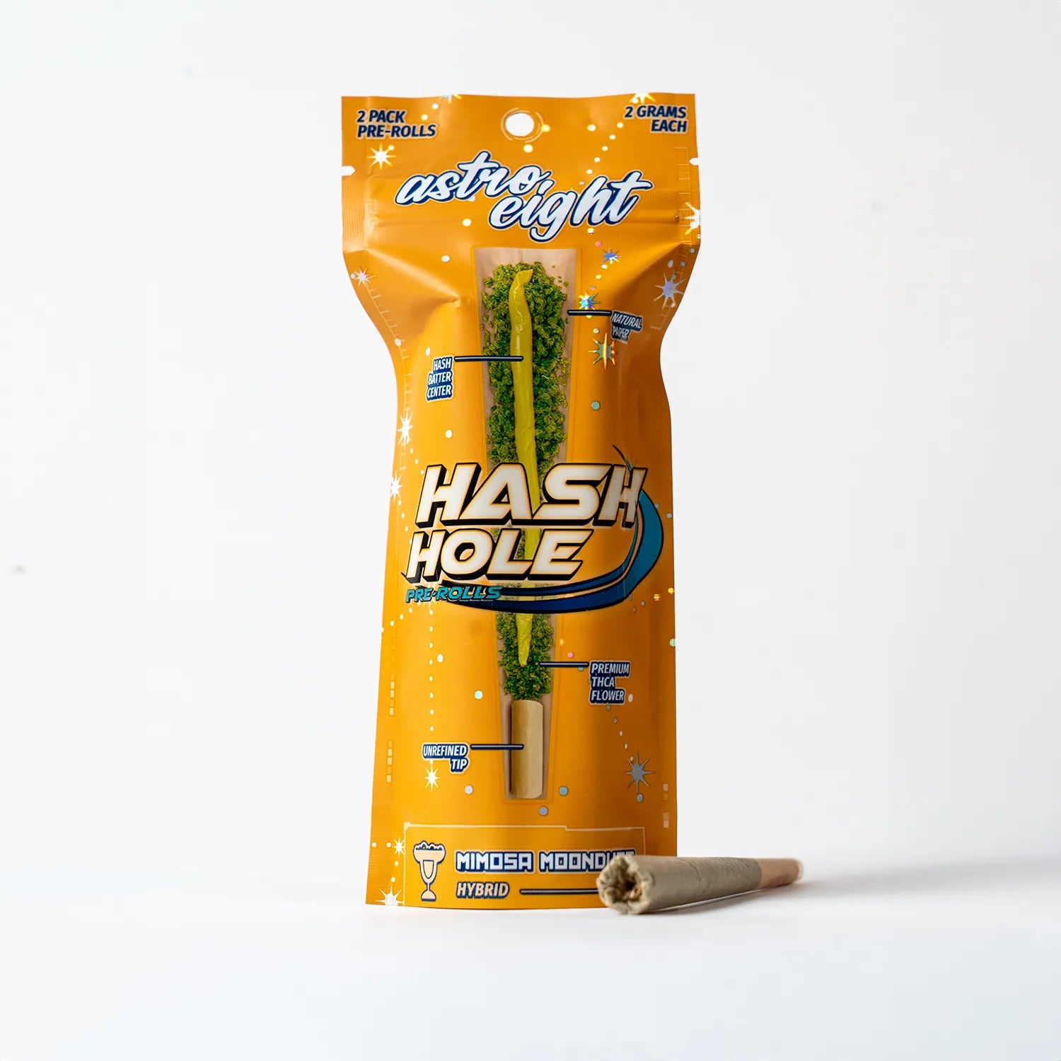 Mimosa Moondust – Hash Hole Pre-Rolls (2ct)
